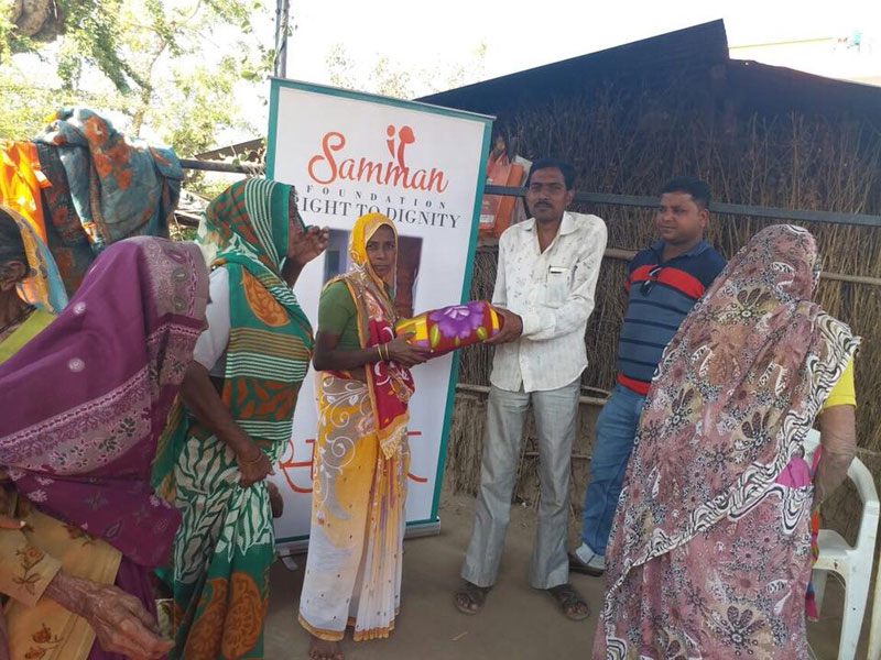 Distribution of Blankets & Groceries in Rural Areas