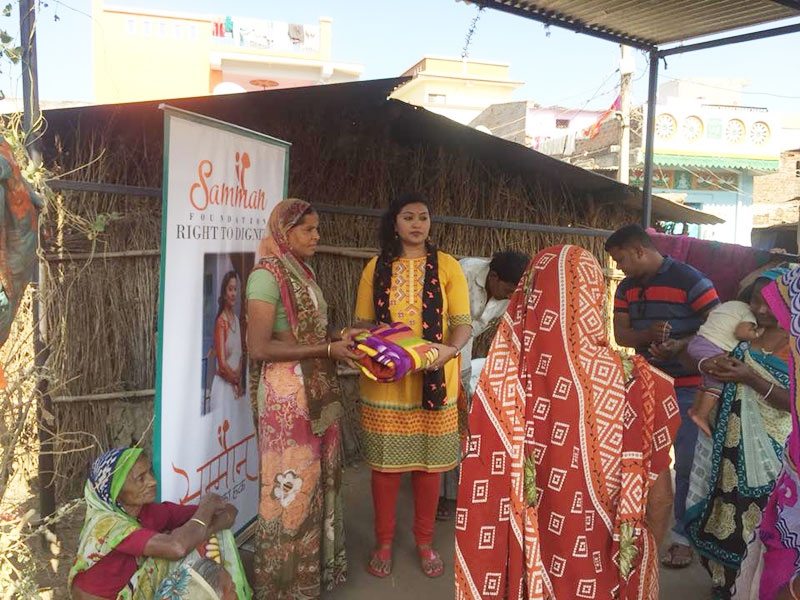 Distribution of Blankets & Groceries in Rural Areas